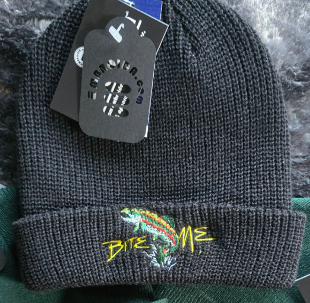 Bite Me Fishing Beanie