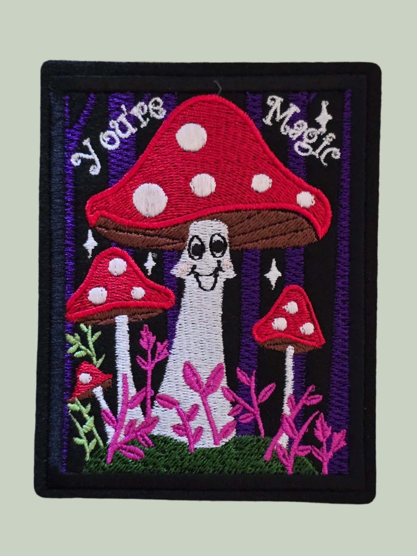 Magic Mushrooms Embroidered Patch