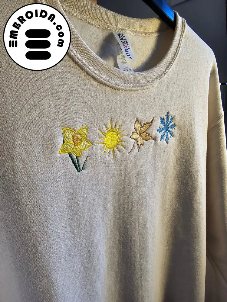 All Seasons Cream Long Sleeved Sweatshirt