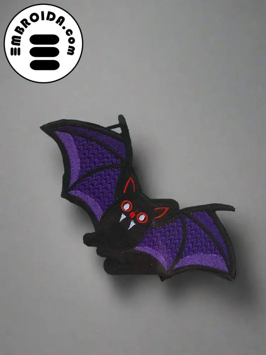 Halloween Vampire Bat Iron-On Patch